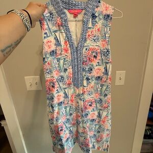 Lilly Pulitzer Sleeveless Fireworks Shift Dress